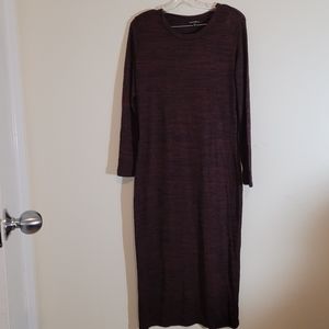 George -- Purple Slim Maxi Dress